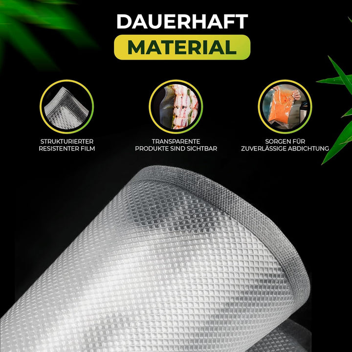 BOLSEMACK Vakuumierbeutel 20x30cm - Vakuumbeutel 100 Stück für alle Vakuumierer & Lebensmittel Vakuu