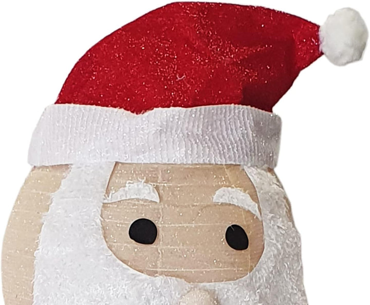 DMS LED Weihnachtsmann Weihnachtsfigur mit 200 LEDs Weihnachtsbeleuchtung für aussen und innen Weihn