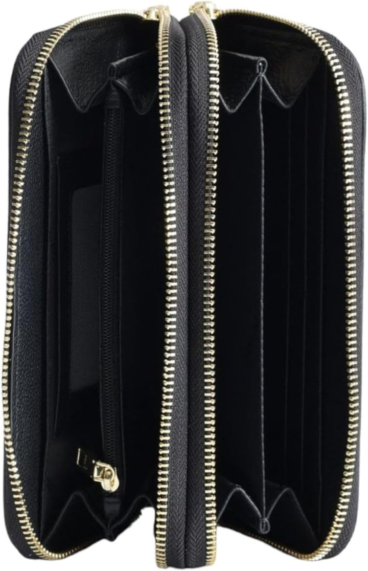 Pollini TE9002PP02 Geldbörse Frau Schwarz TU Nero/Nero, Nero/Nero