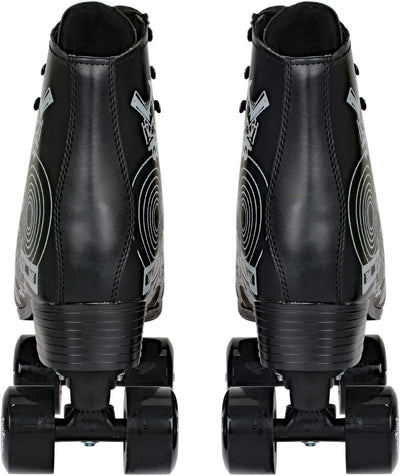 Rollschuhe/Discoroller in Grössen 30-44 - Rollerskates Disco Roller Skate Indoor Outdoor 32 Schwarz,