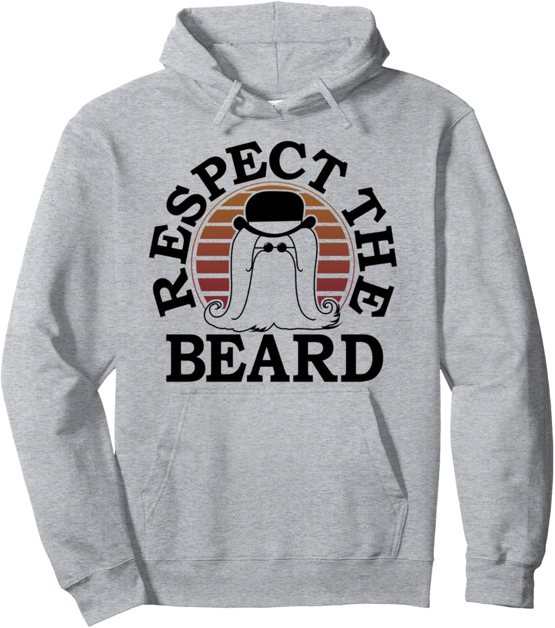 The Addams Family Cousin It Respect The Beard Pullover Hoodie