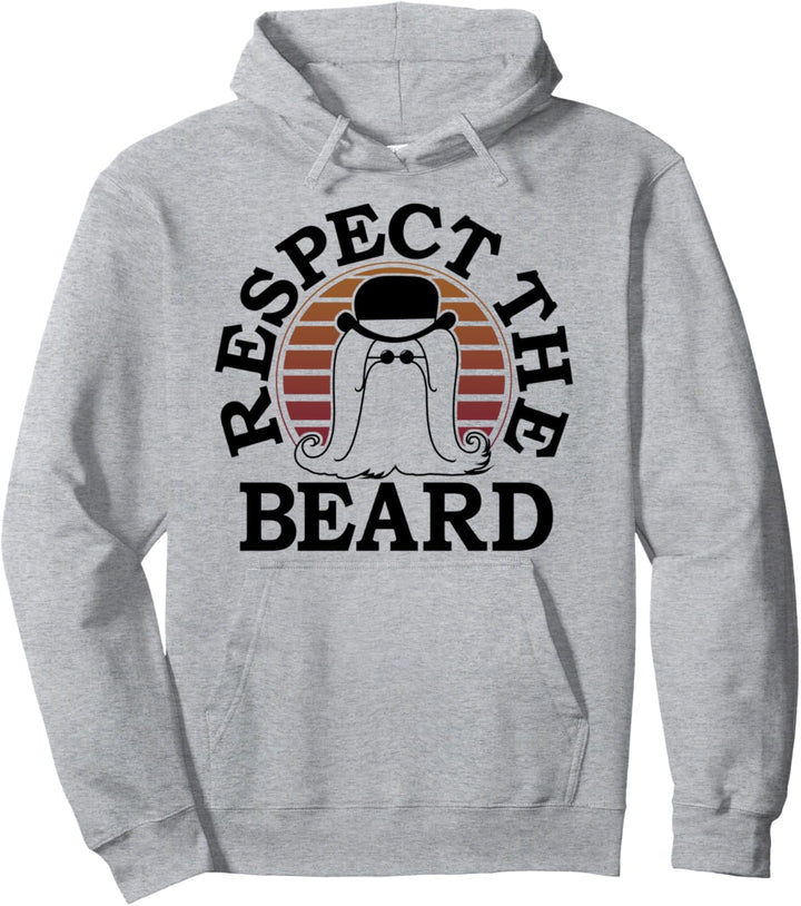 The Addams Family Cousin It Respect The Beard Pullover Hoodie