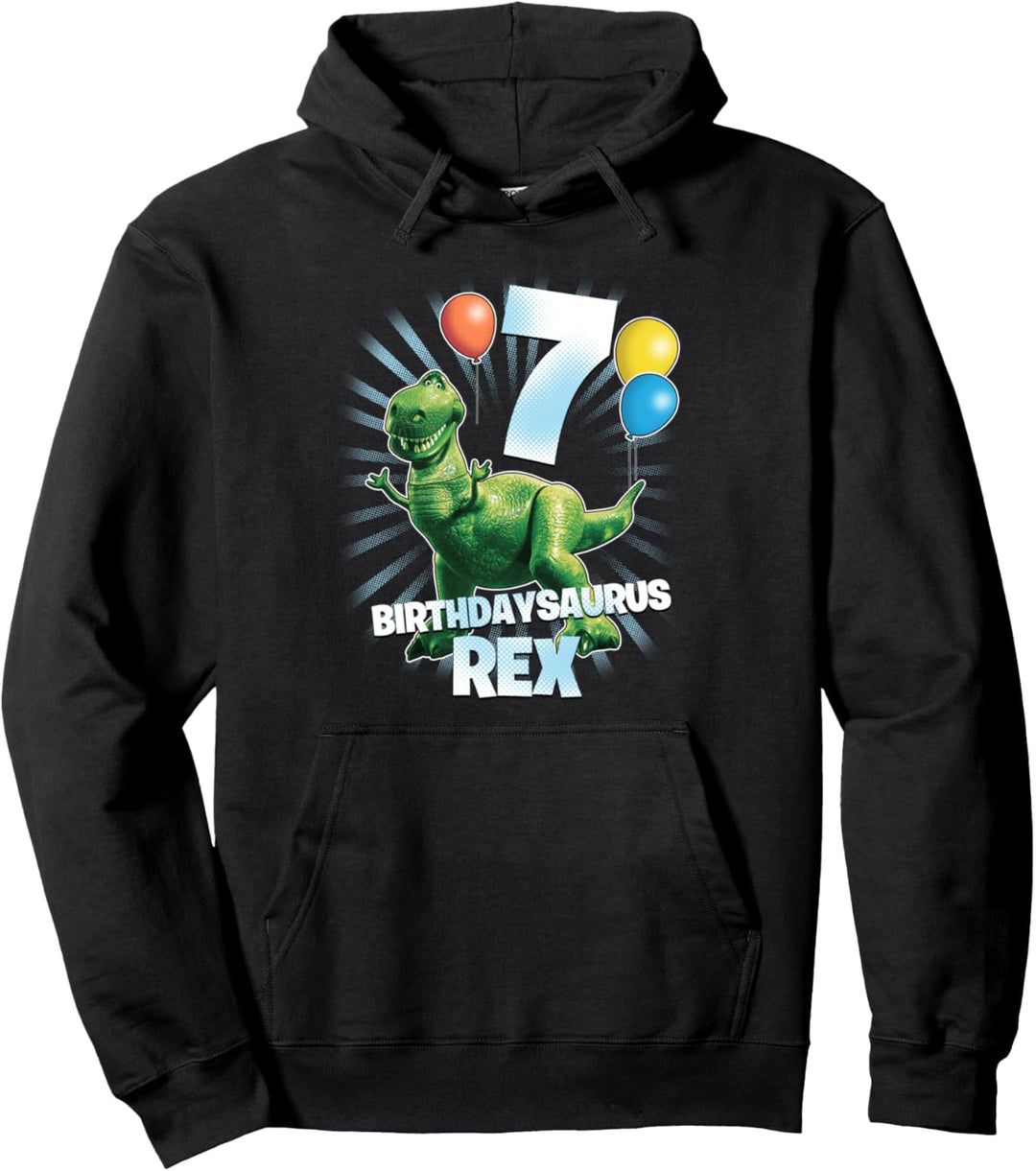 Disney Pixar Toy Story Birthdaysaurus Rex 7th Birthday Pullover Hoodie
