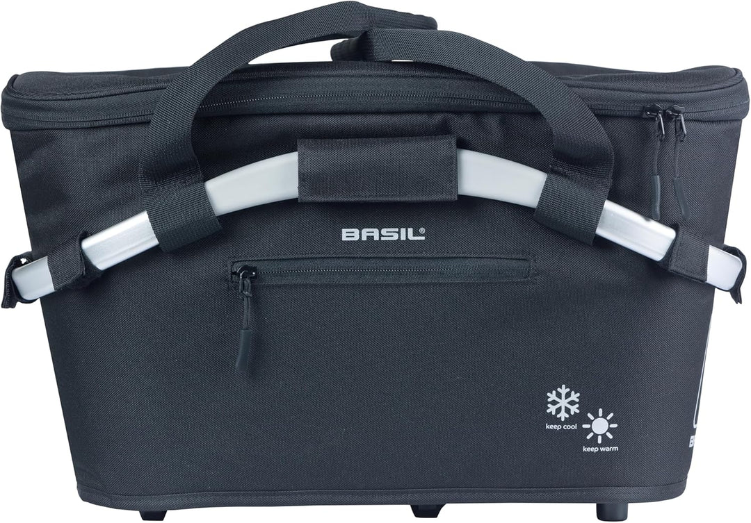 Basil Classic Carry All 38 X 21 X 27 CM Schwarz, 38 X 21 X 27 CM Schwarz