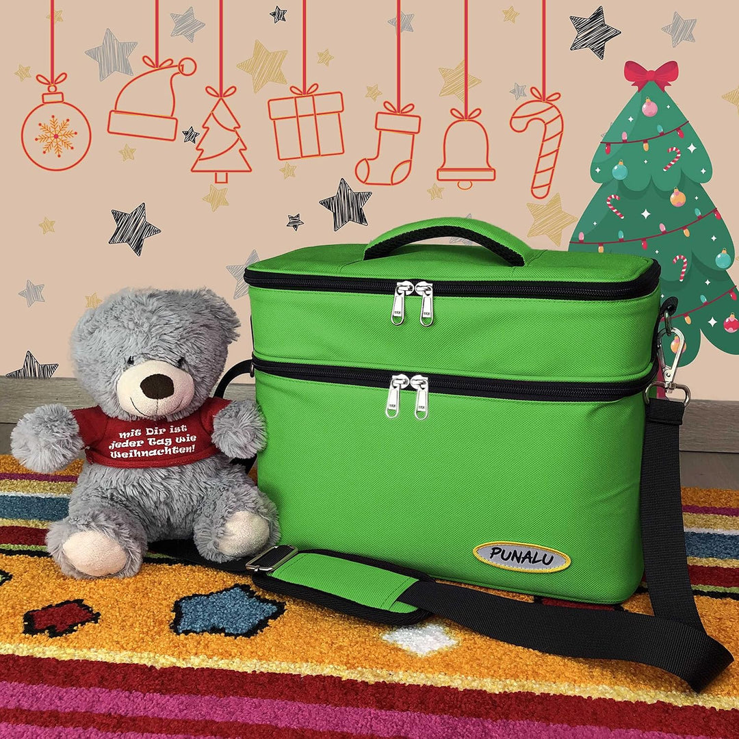Toniebox Tasche XL kompatibel mit Toniebox 1 & 2 – Platz für bis zu 68 Hörfiguren, Kopfhörer & Lades
