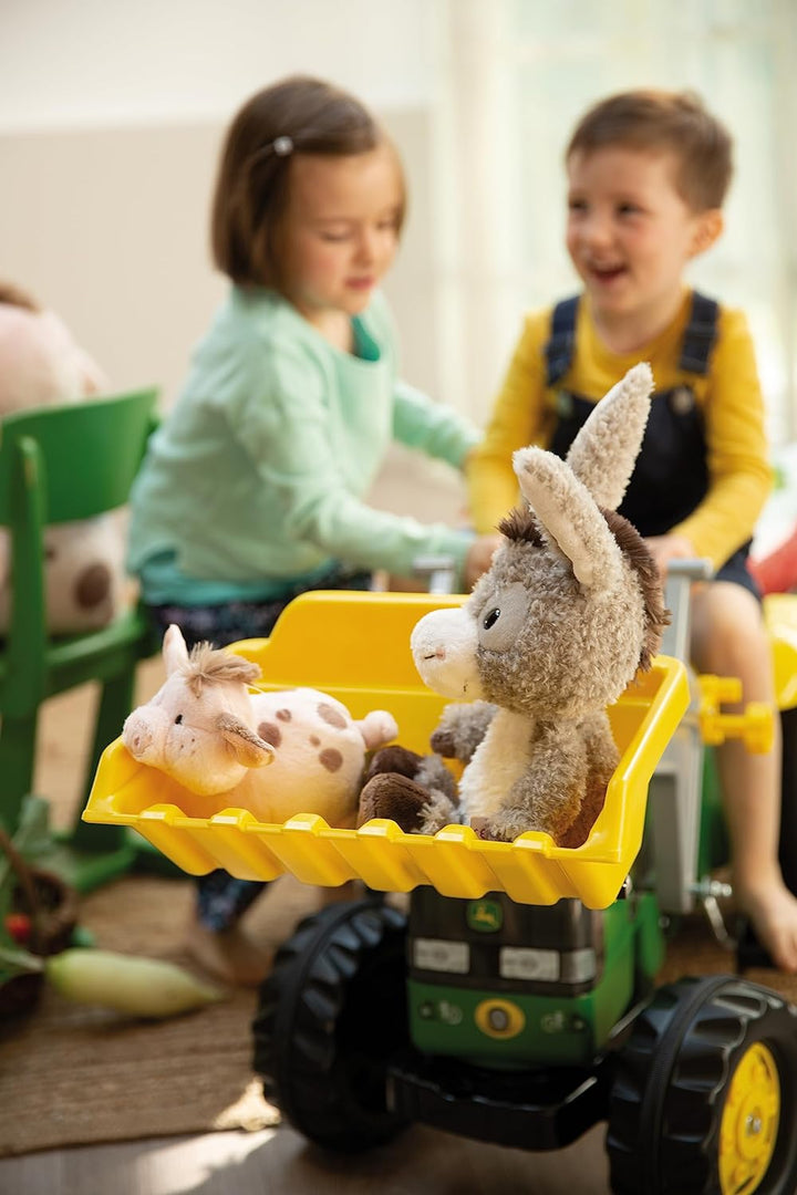 NICI 49034 Kuscheltier Esel Donkeylee 33cm grau schlenkernd-Nachhaltiges Stofftier aus weichem Plüsc