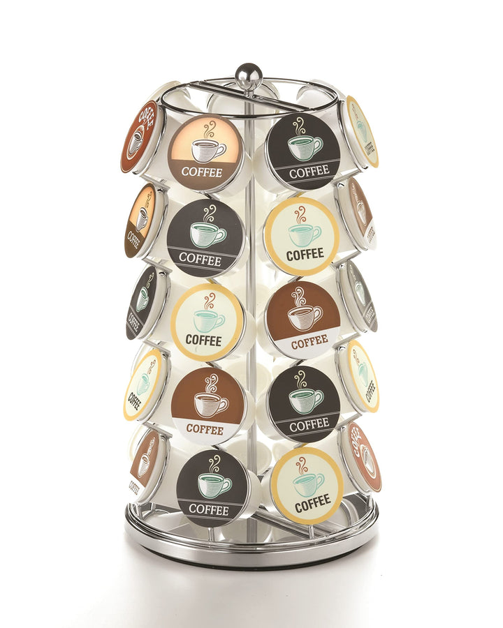 NIFTY K-Cup Karussell in Chrom für 35 K-Cups. chrome 1 Stück, Chrome 1 St&amp;