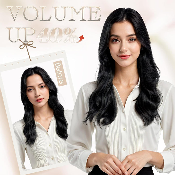 Elailite Echthaar Bonding Extensions 50g Haarverlängerung Keratin U Tip 1g/pcs 40cm 50 Stück #1 Schw
