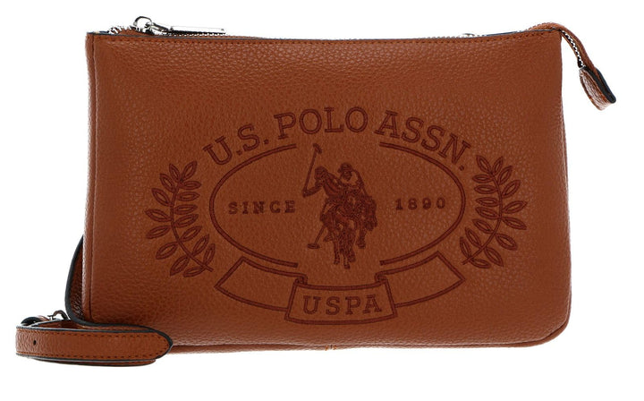 U.S Polo Assn. Hailey Flat Crossb Bag Tan, Tan