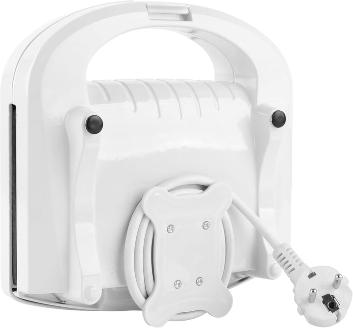 HYUNDAI ELECTRONICS SM625W I Sandwichmaker I 800 W | Sandwichmaker für 4 Dreiecke | Temperaturkontro