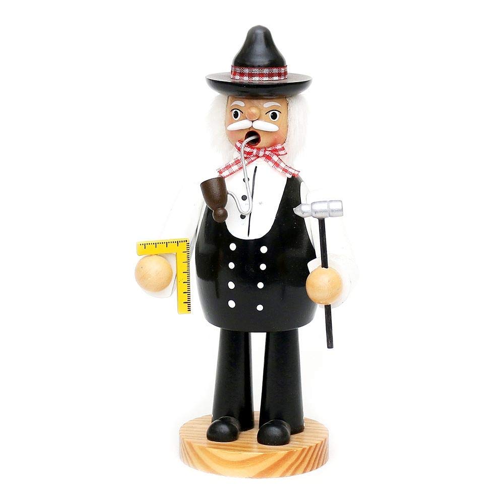 Wichtelstube-Kollektion Räuchermännchen Räucherfigur Räuchermann Zimmermann Tischler 20cm