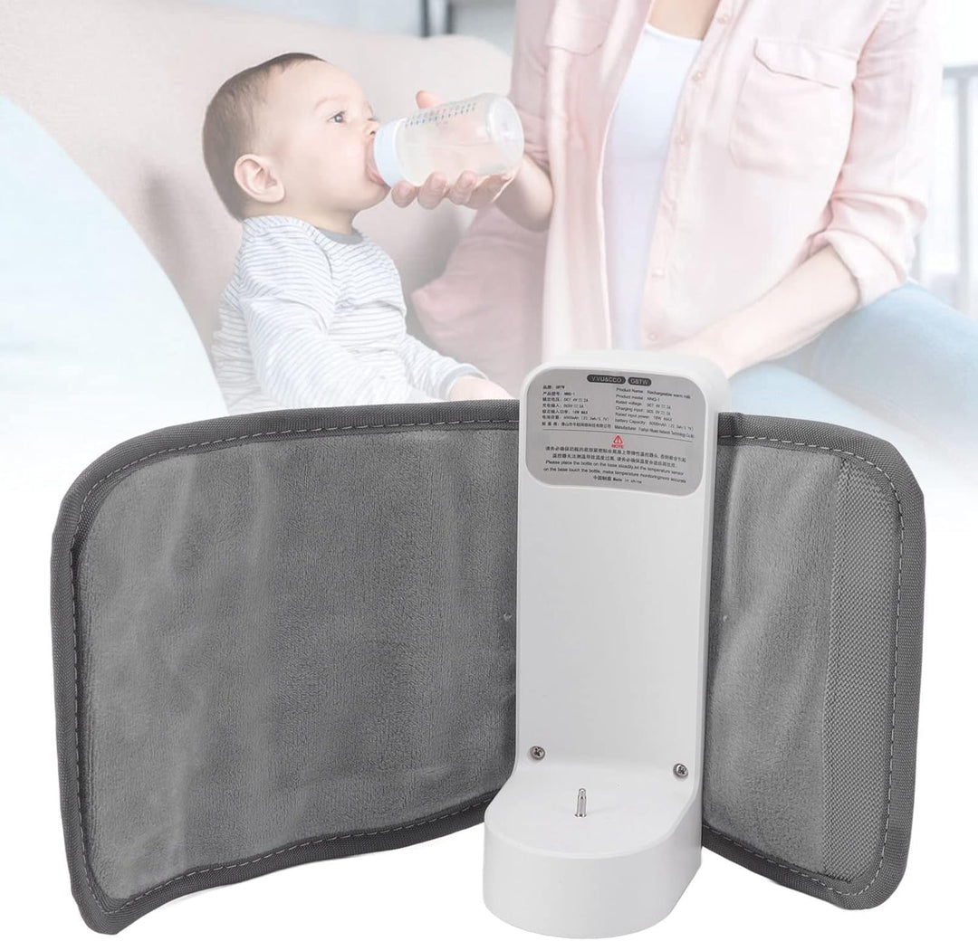 Haofy USB-Milchflaschenwärmertasche, Isolierte Milchflaschentasche, Babyflaschen-Reisewärmertasche f