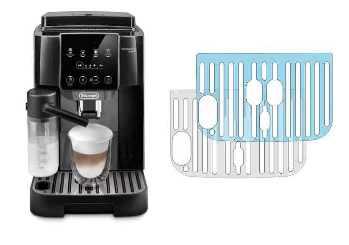 5 x Schutzfolie für Tassenablage DeLonghi Magnifica Start 220.20 | 220.31 | 220.50 | 220.60 | 222.60