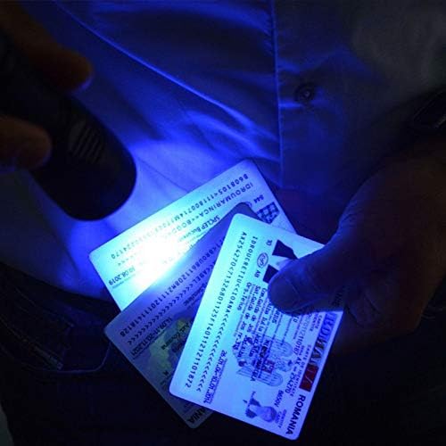 TATTU U3S UV Taschenlampe Wiederaufladbare 365nm Schwarz Licht mit ZWB2 Filter, 10W Schwarzlicht LED