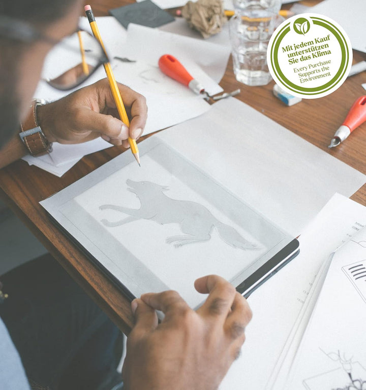 Tritart Transparentpapier Bedruckbar Weiss DIN A4 | 300 Blatt 100g/qm | Papier Transparent A4 - 300