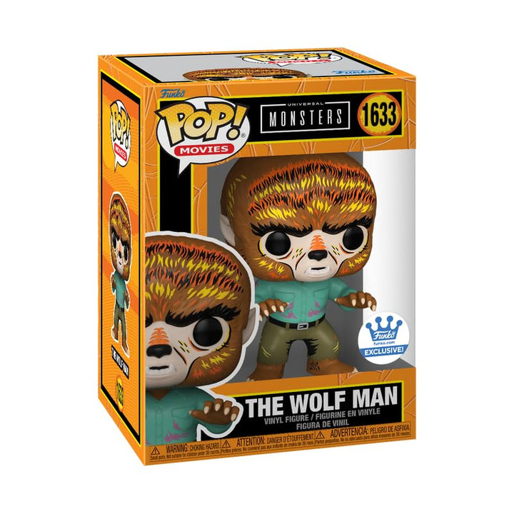 Funko Pop! Movies Universal Monsters The Wolf Man Vinyl Figur, 10,3 cm, Exclusive
