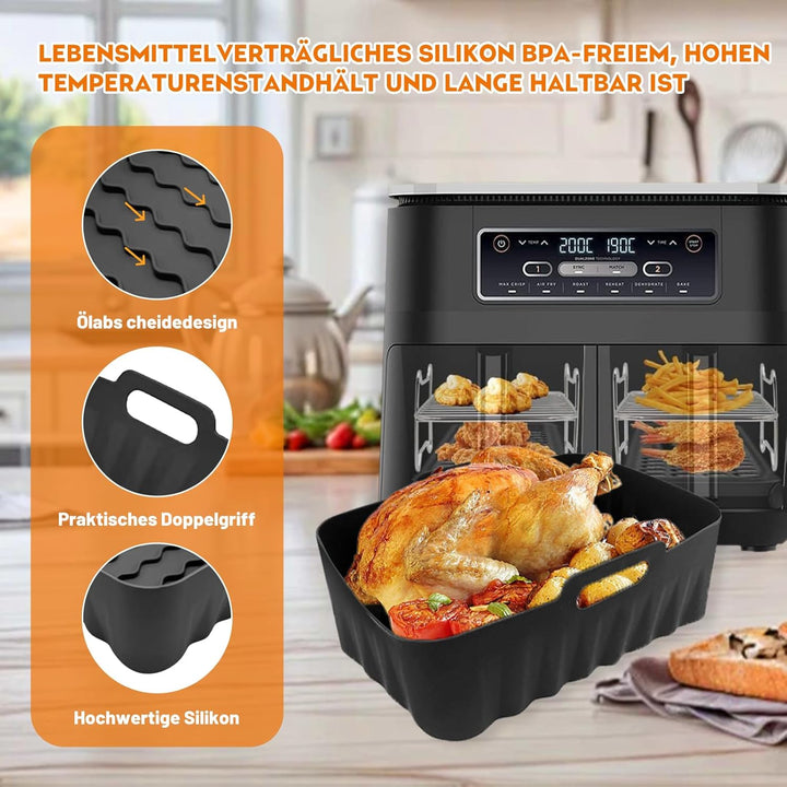Ninja Heissluftfritteuse Zubehör, Airfryer Zubehör für Ninja Foodi Max Dual Zone Heissluftfritteuse