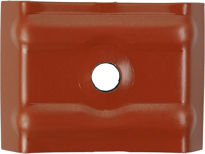 100 Stück Kalotten 35/207 Trapezbleche Alu 41-32 Kupferbraun RAL 8004 | Lichtplatten, Wellplatten, f