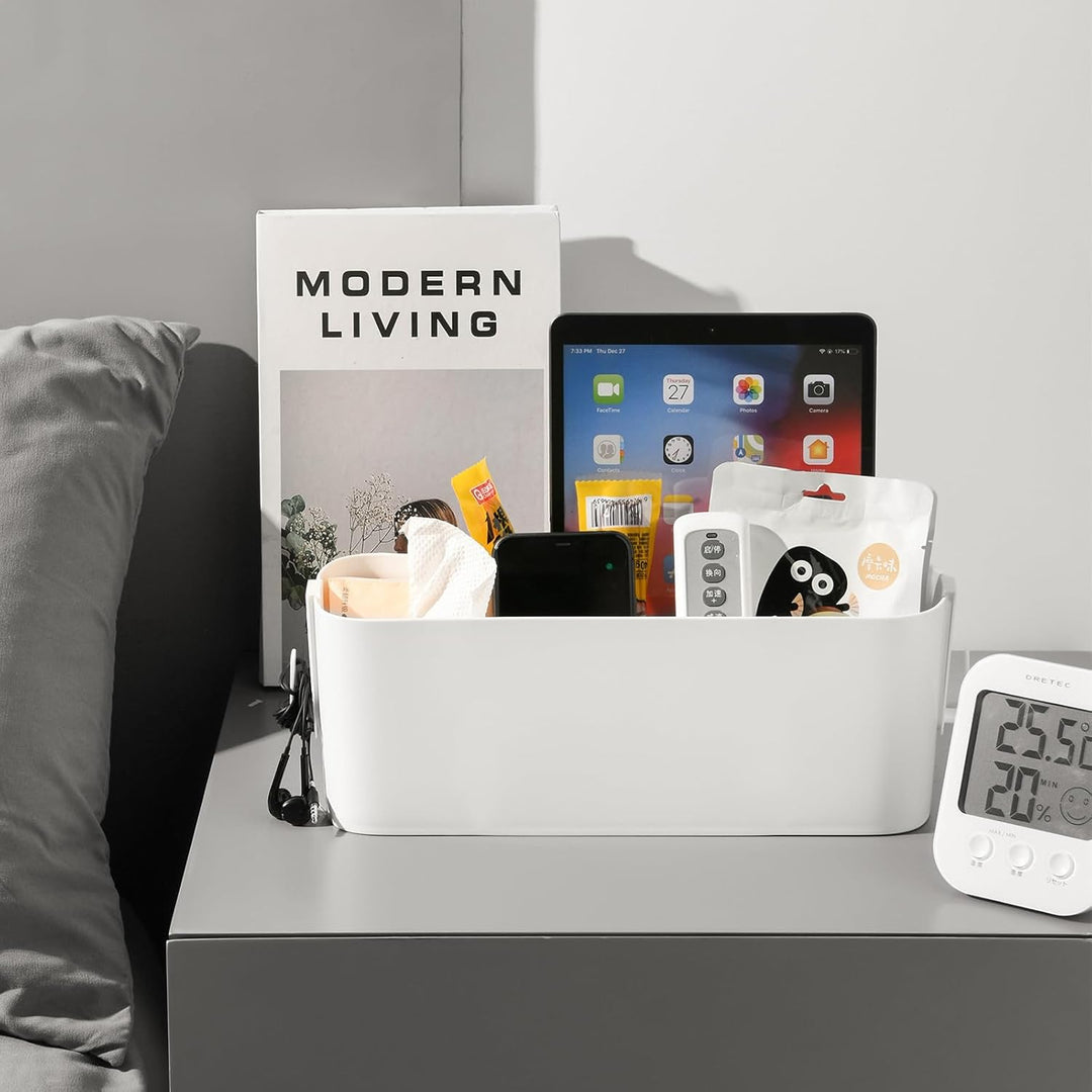 2 Stücke Bett Organizer Zum Einhängen mit Abnehmbaren Haken, Hängebett Aufbewahrungskorb aus Hochwer