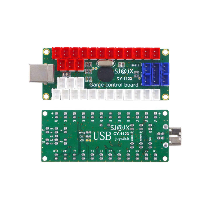 Arcade DIY Kit LED USB Encoder Board Zero Delay Arcade Controller Joystick Button Fight Stick Raspbe