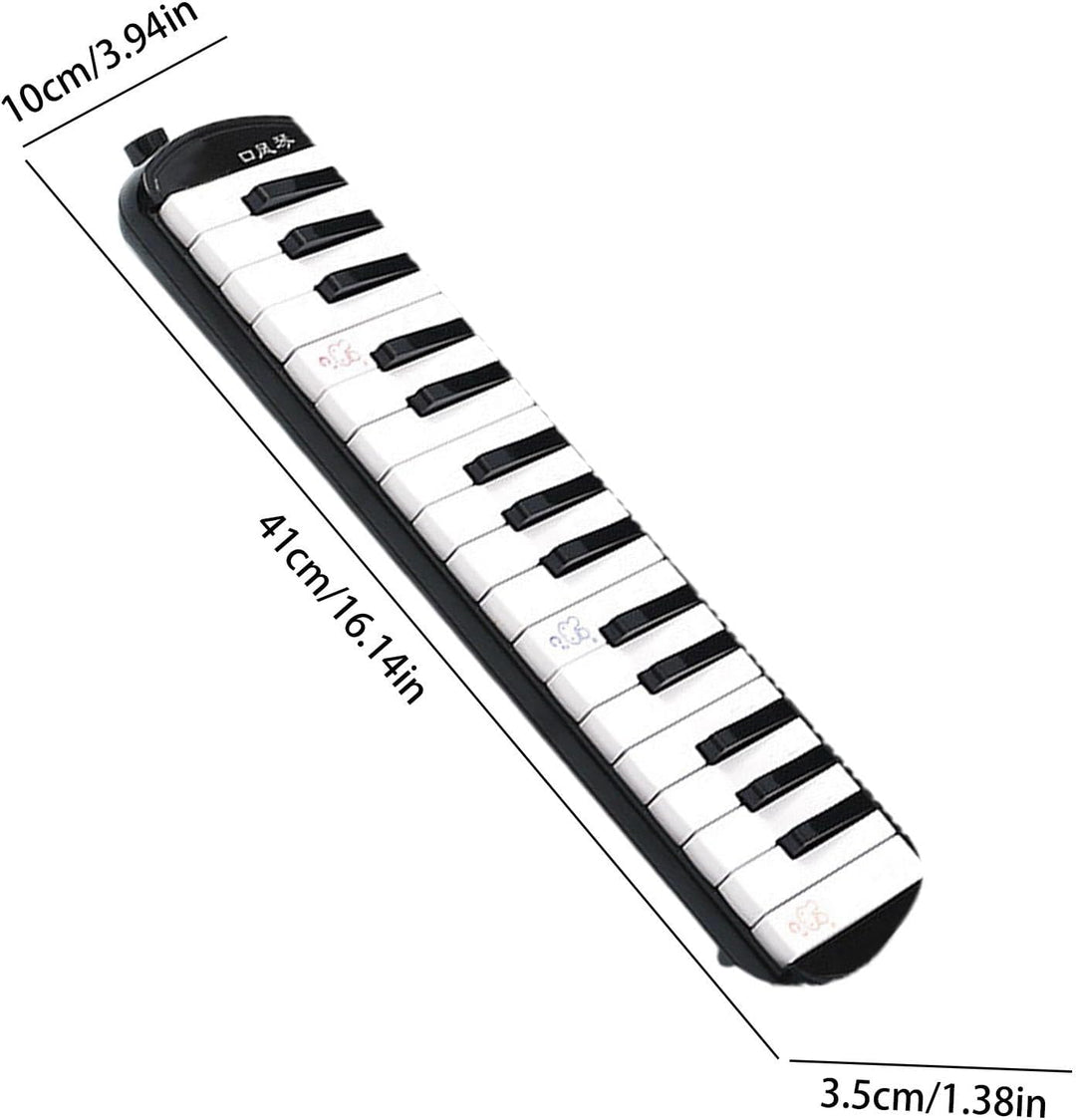 Melodica für Erwachsene, Blasinstrument mit Mundstücken, Luftklavier mit Tragetasche, Harmonium-Melo