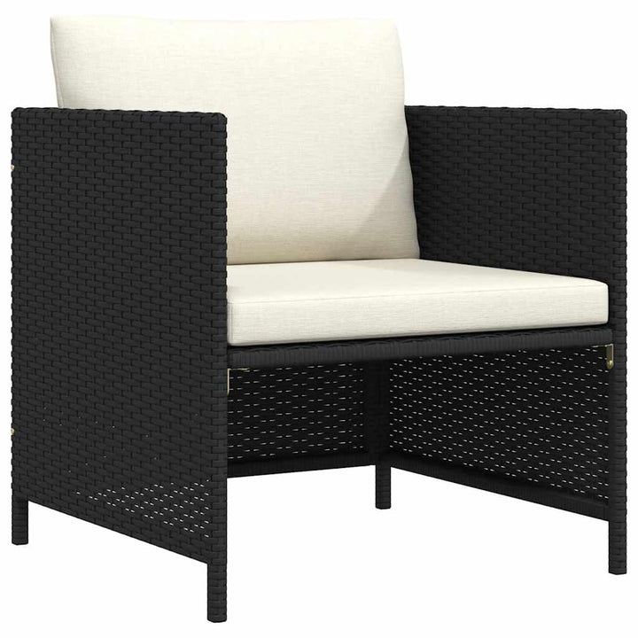 vidaXL Gartensofa mit Kissen Sofa Lounge Gartensessel Sessel Gartenmöbel Einzelsofa Gartenstuhl Gart