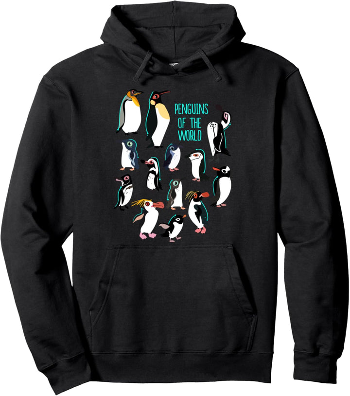 Alle Arten Von Pinguinen Der Welt I Pinguin Pullover Hoodie