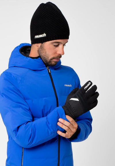 Reusch Herren Baldo R-tex Xt Atmungsaktiv Kurzer Abschluss Winter-Handschuhe 6.5 7701 Black/White, 6