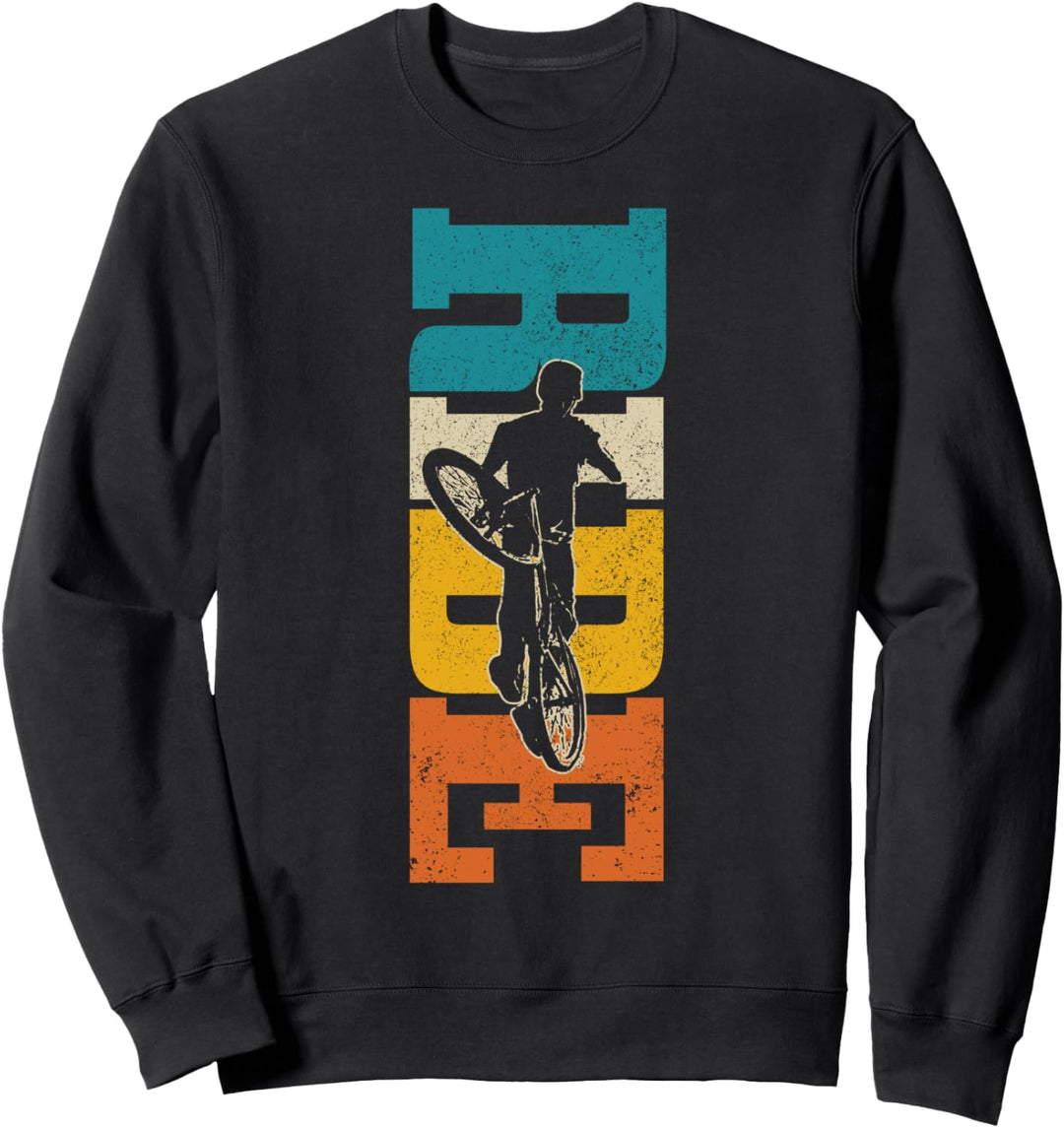 Mountainbike MTB RIDE Downhill Vintage Mountainbiker Sweatshirt