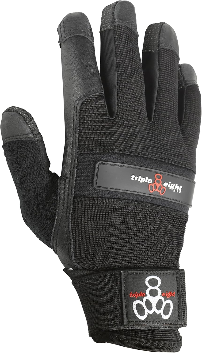 Triple Eight Schutzausrüstung Handschuhe Downhill XS-S Schwarz, XS-S Schwarz