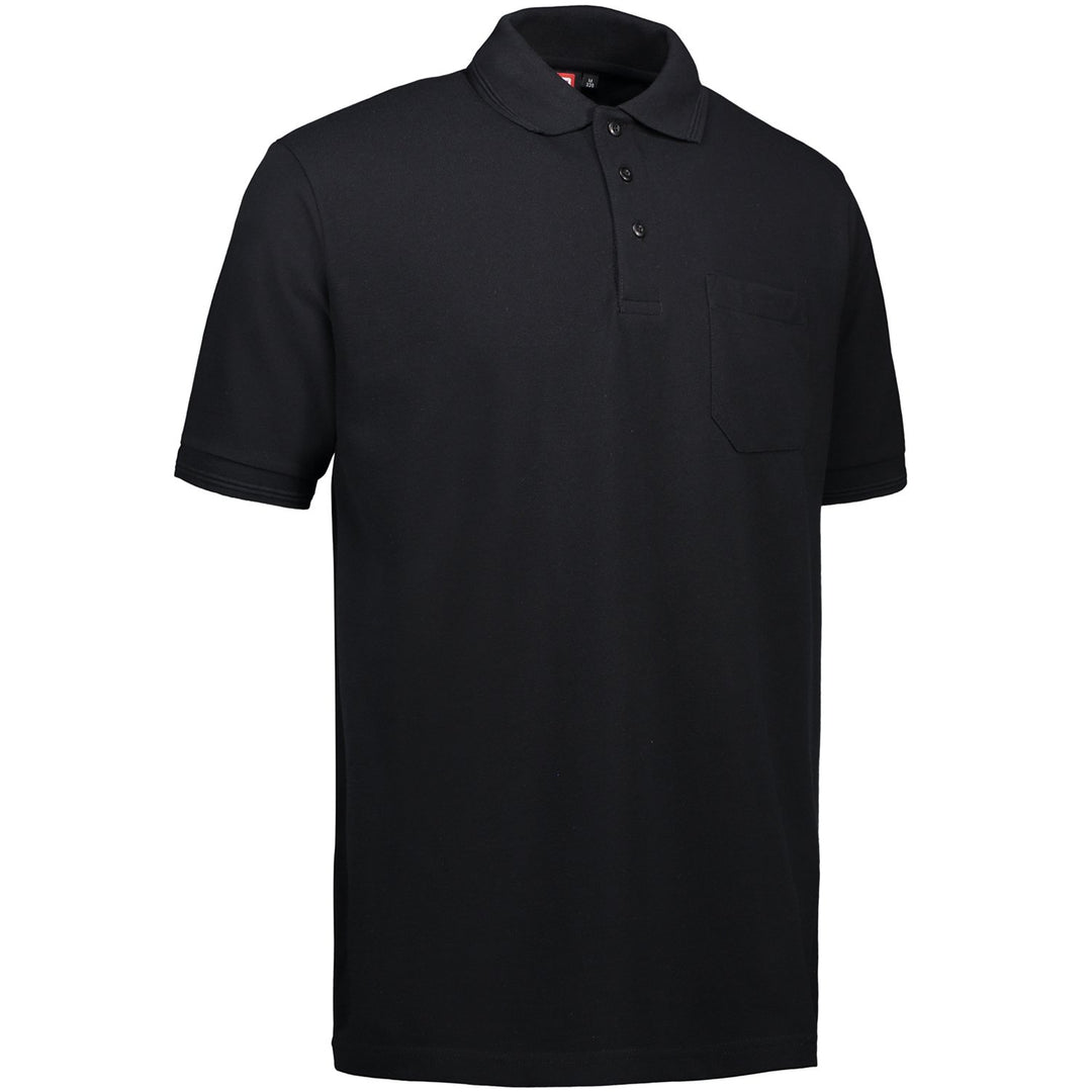 Pionier 41079-XXL Poloshirt "320 Pro Wear" mit Tasche Grösse in Schwarz, XXL