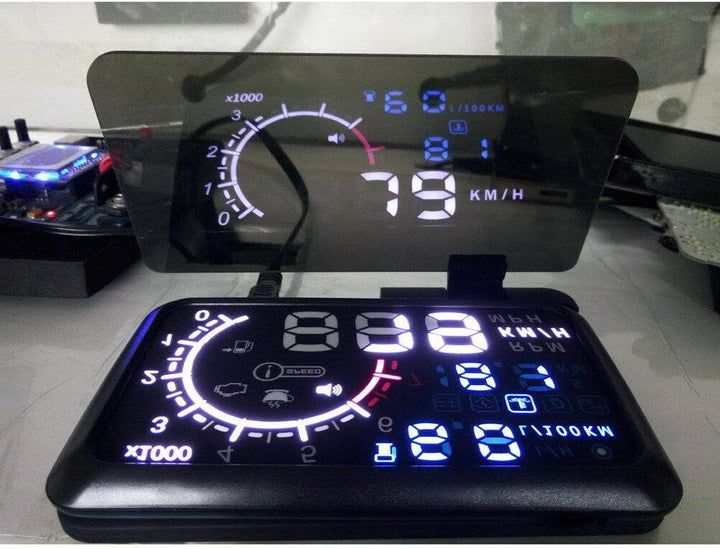 Baceyong 6" Universal Auto HUD Display Head-Up Display Projektor Handy mit GPS-Navigationshalterung