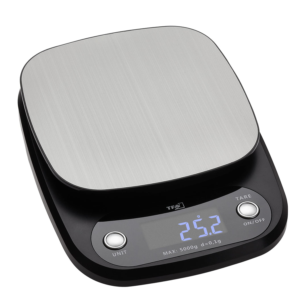 TFA Dostmann Digitale Küchenwaage Apple Pie,50.2005.10,0,1 g Auflösung,mit Tara-Zuwiegefunktion,verl