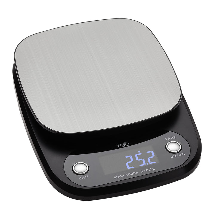 TFA Dostmann Digitale Küchenwaage Apple Pie,50.2005.10,0,1 g Auflösung,mit Tara-Zuwiegefunktion,verl