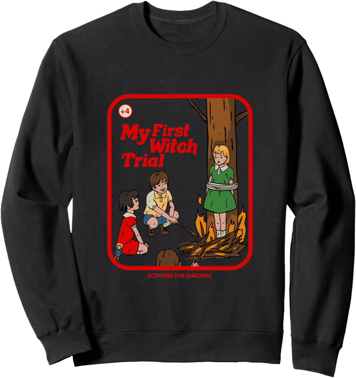 My First Witch Trial Vintage Childgame Horror Goth Punk Sweatshirt