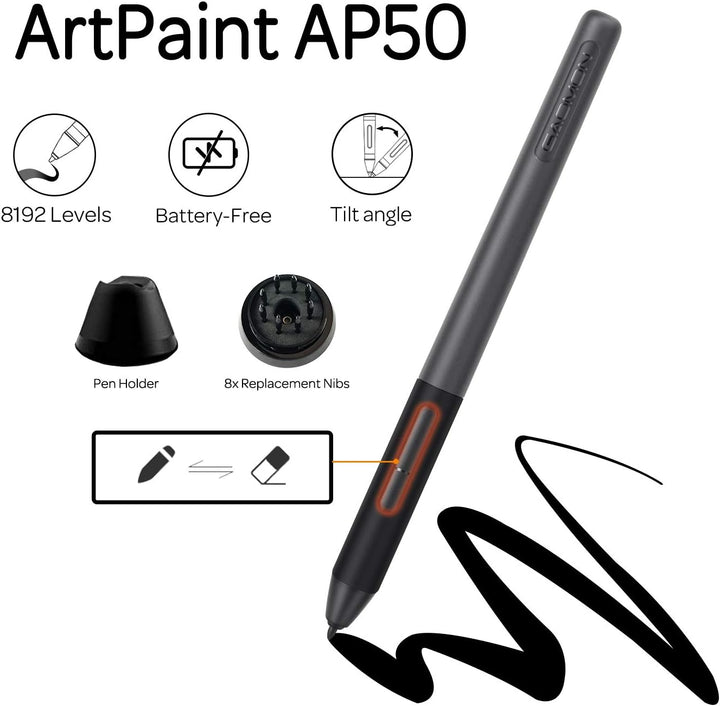GAOMON PD156PRO 15,6 Zoll laminiertes Grafik-Display mit Full-HD-Display (1.920 x 1.080), Batterielo