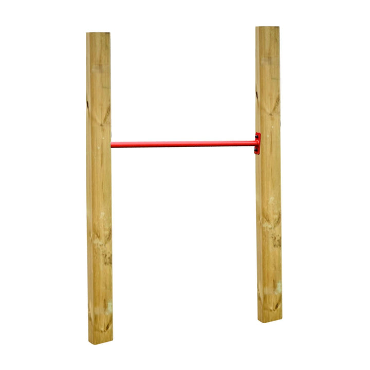 Loggyland Reckanlage, Turnreck, Reck, Metallreck, Kinderreckanlage (Kreuzpfosten-90cm, rot) Kreuzpfo
