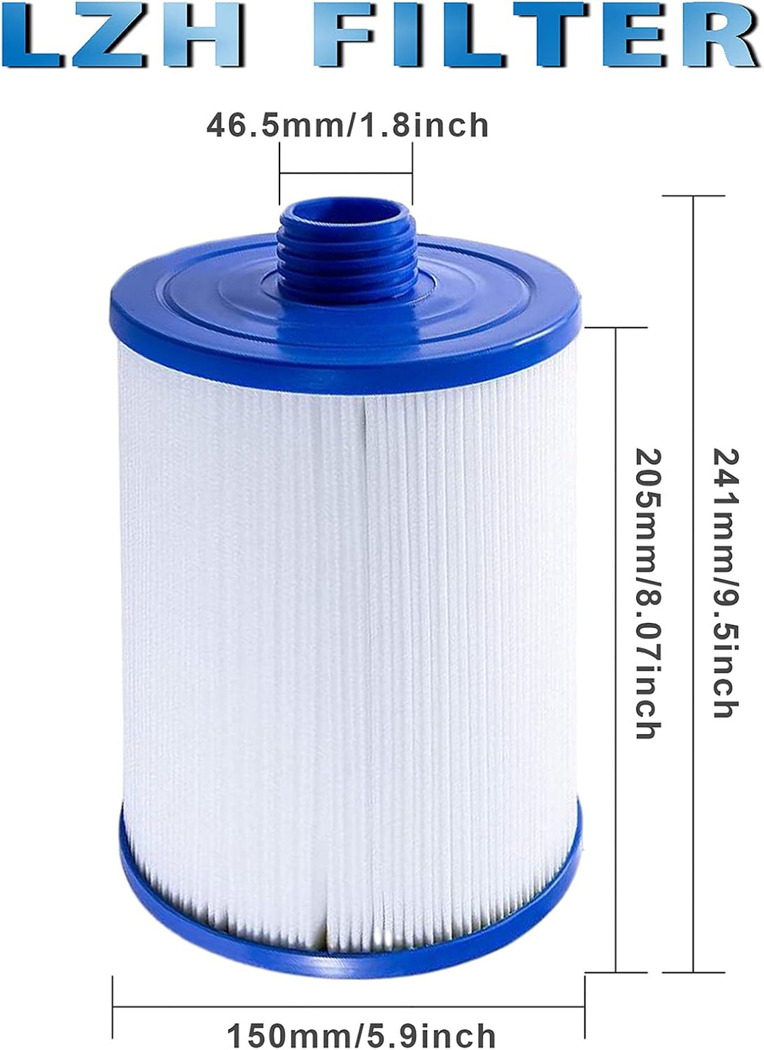 2 Stück Spa Filterkartusche,für Pleatco Pww50 Whirlpool-Filter，spa Filter Für Unicel 6ch-940 /Ersatz