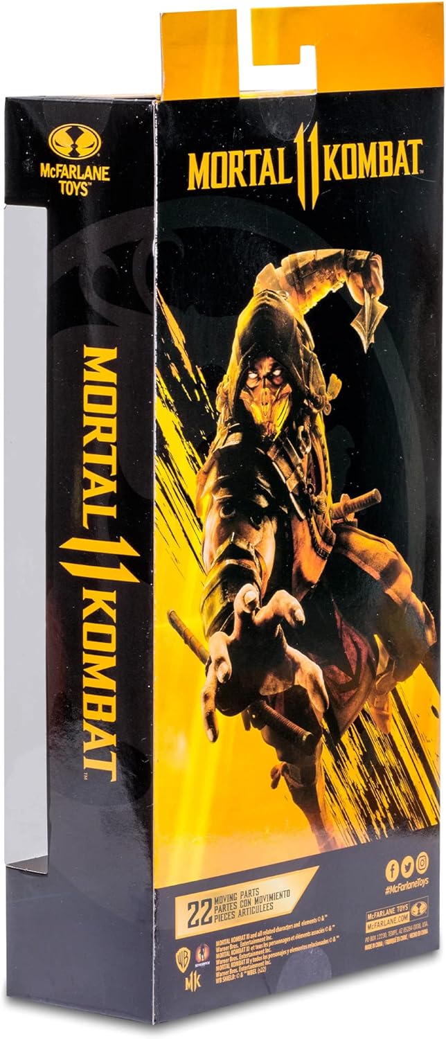 McFarlane Mortal Kombat Actionfigur Nightwolf 18 cm, Mehrfarbig Modern, Modern
