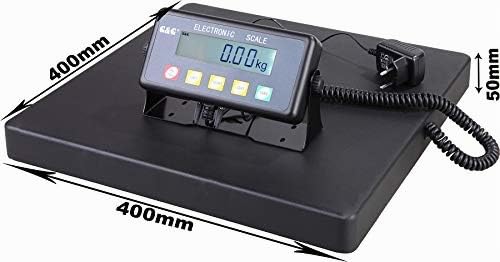 G&amp;G PSB 75kg/20g-5kg/10g Paketwaage Plattformwaage, robuste 40 × 40 cm Wiegefläche aus Aluminumguss/