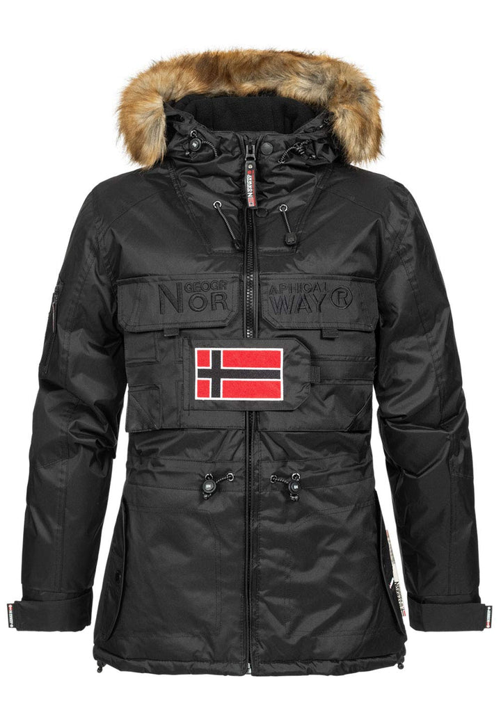 Geographical Norway Damen Bellaciao Jacke XL Schwarz, XL Schwarz