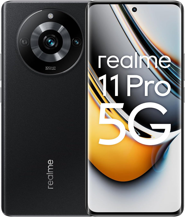 realme 11 Pro 5G 8+128GB Smartphone, 120Hz Curved Vision Display, 100MP OIS Prolight Camera, 5000mAh