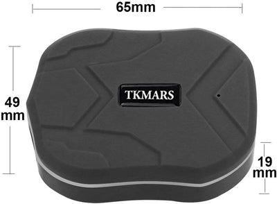 TKMARS TK905mini GPS Tracker, 1500mAh Batterie, Abnehmbarer Magnet, Multi Alarm Modi mit SOS Taste,