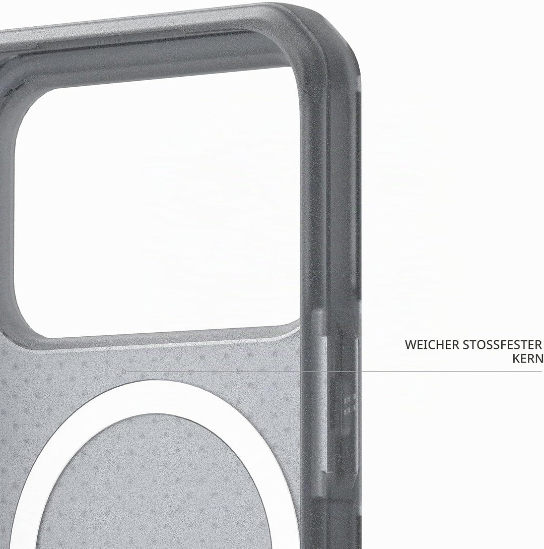 URBAN ARMOR GEAR Dot Case Apple iPhone 17 Pro Hülle (Magnetring, Abgeflachte Ecken, Wireless Chargin