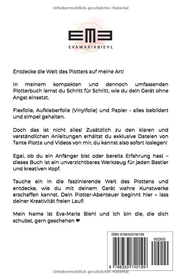 EMBprime Silhouette Plotterbasics: Die ersten Schritte mit Flexfolie, Vinylfolie und Papier (EMB Plo