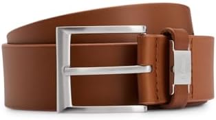 BOSS HUGO Herren Gürtel Ledergürtel Connio 50224631 -210 Medium Brown 105, -210 Medium Brown 105