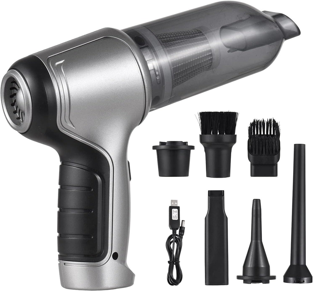 Kavolet Tragbarer Kabelloser Auto-Staubsauger, Leistungsstarke Mini-Luftpumpe, 19.000 Pa, Starke Sau