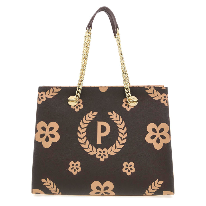 POLLINI POLLINI TASCHE HERITAGE TE8472PP0DQ Creme/Braun Einheitsgrösse, Creme/Braun Einheitsgrösse