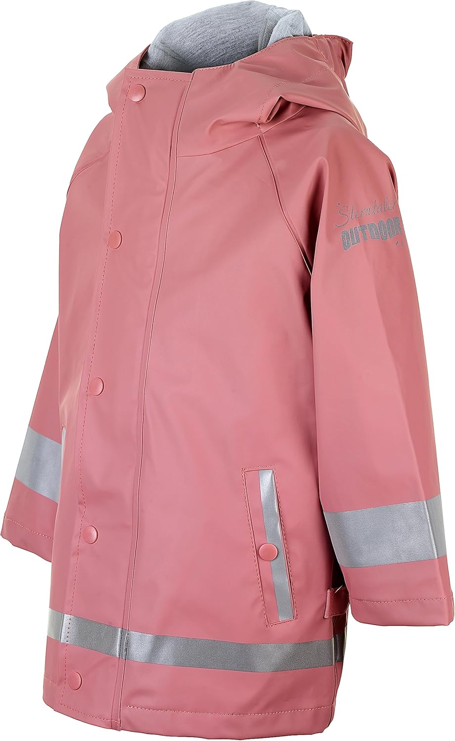 Sterntaler Mädchen Regenjacke Ungefüttert Uni Rain Jacket 116 perlrosa, 116 perlrosa