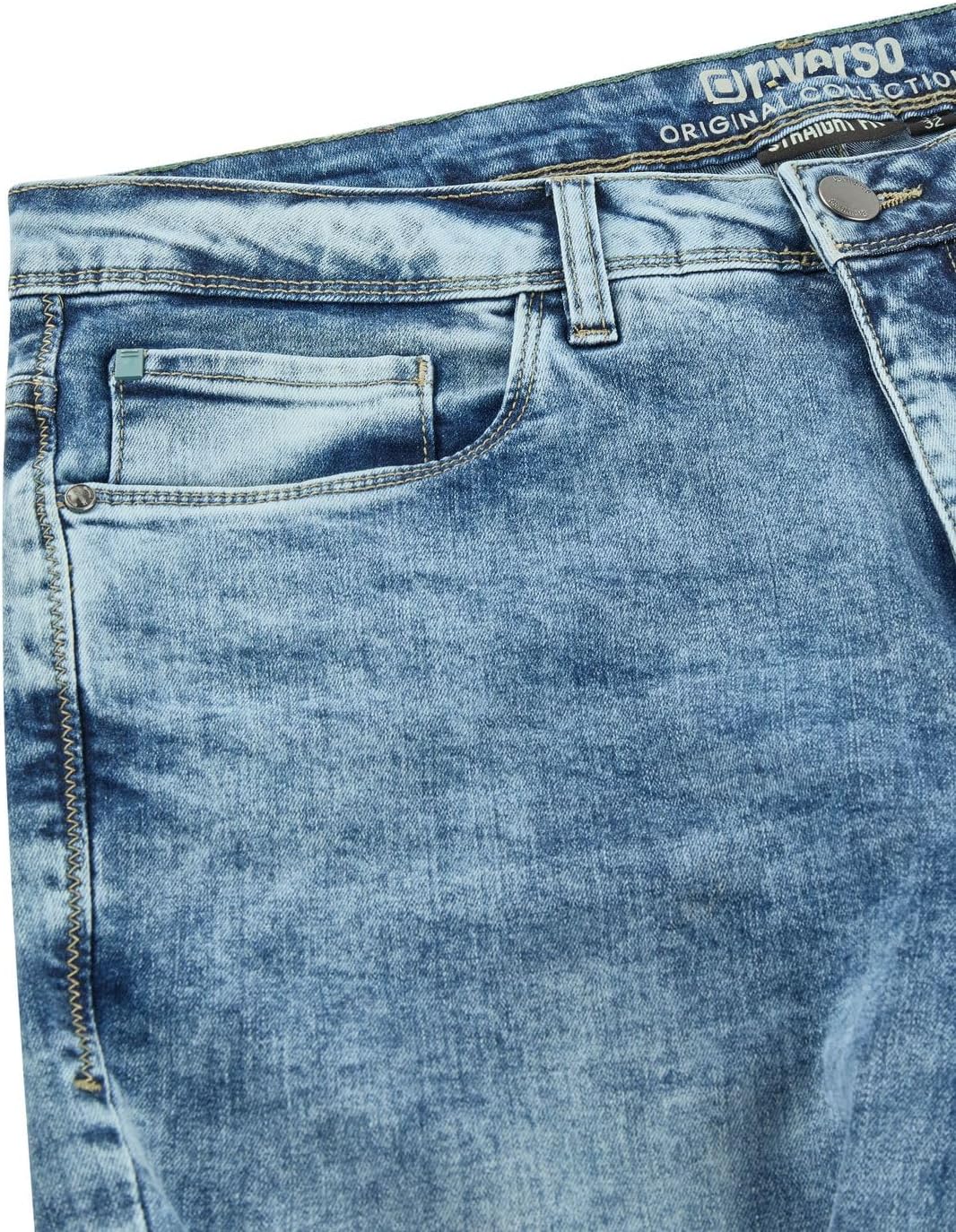 riverso Jeans Herren Stretch lang Straight Fit RIVChris Jeanshose Hose Schwarz Blau Grau 29 30 31 32